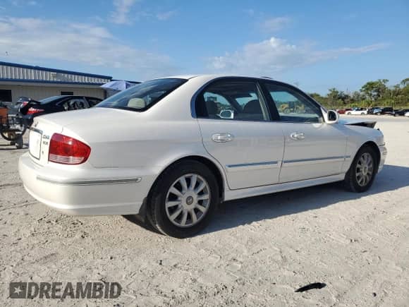2002 Hyundai Sonata GLS with VIN KMHWF35H72A647383, listed as a Copart auction lot 66815945 with 117,365 mi miles and Salvage title. Bid and sale history available at DreamBid. Image 3.