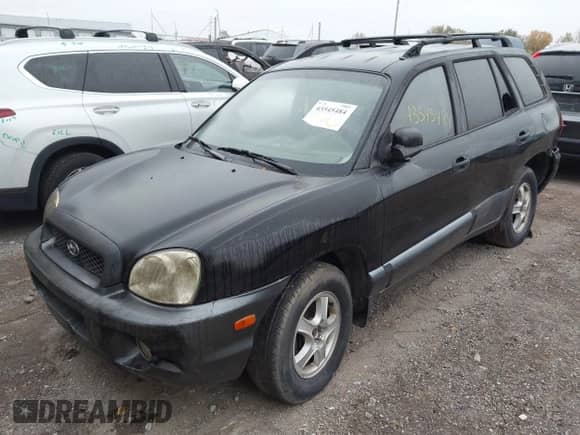 2003 Hyundai Santa Fe GLS with VIN KM8SC73D93U397434, listed as a IAAI auction lot 43545484 with 214,092 mi miles and . Bid and sale history available at DreamBid. Image 2.
