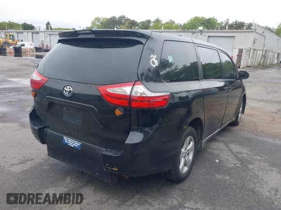 2018 Toyota Sienna L with VIN 5TDZZ3DC7JS912142, listed as a IAAI auction lot 42330428 with 221,498 mi miles and . Bid and sale history available at DreamBid. Image 4.