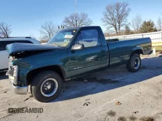 1998 GMC Sierra 1500 z VIN 1GTEC14W2WZ523039, wystawiony jako Copart lot #79906003 z przebiegiem 427 209 mil mil oraz Szkoda całkowita • Salvage title. Historia ofert i sprzedaży dostępna na DreamBid. Obrazek 1.