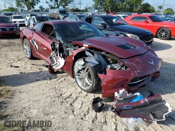 2019 Chevrolet Corvette 3LT с VIN 1G1YF2D70K5103549, выставлен на аукционе Copart как лот 71761584 с пробегом 25 841 миль миль и Списание • Salvage title. История ставок и продаж доступна на DreamBid. Изображение 4.