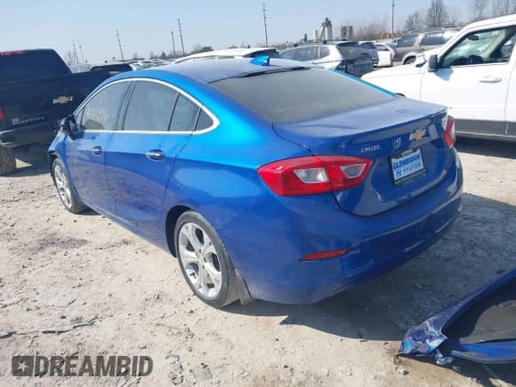 2016 Chevrolet Cruze Premier with VIN 1G1BG5SM4G7307148, listed as a IAAI auction lot 41776596 with 66,193 mi miles and . Bid and sale history available at DreamBid. Image 3.
