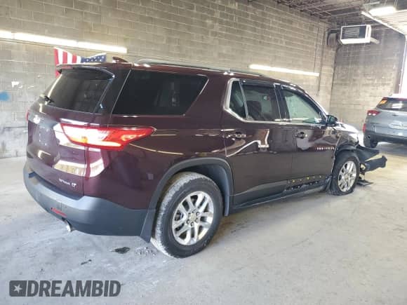 2019 Chevrolet Traverse LT Cloth z VIN 1GNEVGKW9KJ106713, wystawiony jako Copart lot #85916495 z przebiegiem 42 454 mil mil oraz Szkoda całkowita • Salvage title. Historia ofert i sprzedaży dostępna na DreamBid. Obrazek 3.