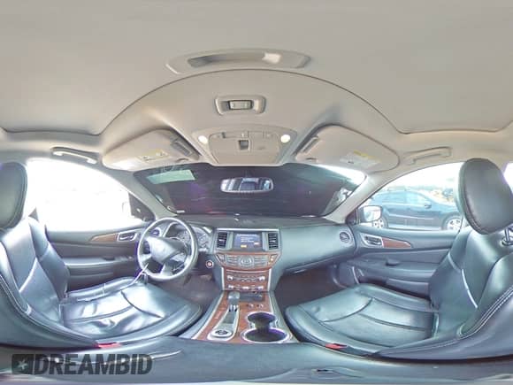 2017 Nissan Pathfinder Platinum with VIN 5N1DR2MM0HC600362, listed as a Copart auction lot 80064225 with 151,454 mi miles and Salvage title. Bid and sale history available at DreamBid. Image 15.