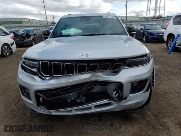 2022 Jeep Grand Cherokee Overland с VIN 1C4RJKDG7N8513455, выставлен на аукционе Copart как лот 52157695 с пробегом 42 087 миль миль и Списание • Salvage title. История ставок и продаж доступна на DreamBid. Изображение 5.