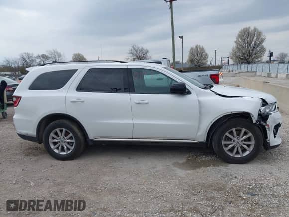 2023 Dodge Durango SXT with VIN 1C4RDHAG2PC635283, listed as a IAAI auction lot 42070197 with 54,247 mi miles and . Bid and sale history available at DreamBid. Image 14.