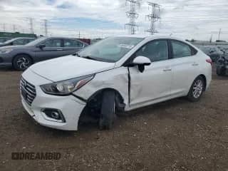2022 Hyundai Accent SEL с VIN 3KPC24A61NE173722, выставлен на аукционе Copart как лот 58448715 с пробегом 21 854 миль миль и Списание • Salvage title. История ставок и продаж доступна на DreamBid. Изображение 1.