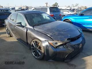 2021 Lexus IS 350 F Sport with VIN JTHGZ1B28M5047647, listed as a IAAI auction lot 43327058 with 27,544 mi miles and . Bid and sale history available at DreamBid. Image 1.
