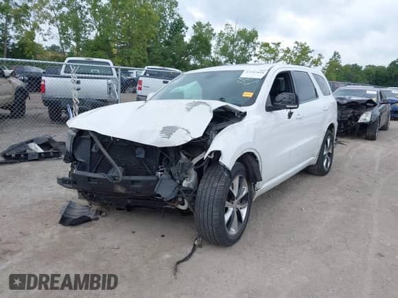 2014 Dodge Durango R/T with VIN 1C4SDJCT5EC267729, listed as a IAAI auction lot 43107818 with 190,916 mi miles and . Bid and sale history available at DreamBid. Image 18.