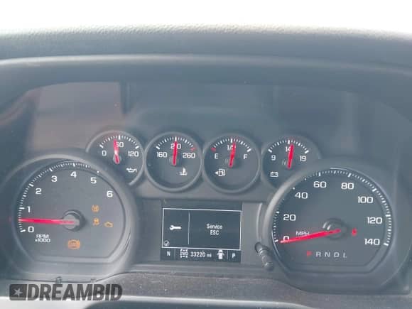 2019 Chevrolet Silverado 1500 Custom Trail Boss with VIN 1GCRYCEF8KZ199487, listed as a IAAI auction lot 42384087 with 33,220 mi miles and . Bid and sale history available at DreamBid. Image 7.