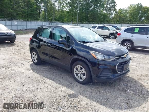 2017 Chevrolet Trax LS with VIN 3GNCJKSB5HL175659, listed as a IAAI auction lot 42986283 with 91,279 mi miles and . Bid and sale history available at DreamBid. Image 1.