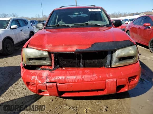 2002 Chevrolet TrailBlazer LS with VIN 1GNDT13S722281272, listed as a Copart auction lot 42205455 with Not provided miles and Salvage title. Bid and sale history available at DreamBid. Image 5.