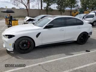 2025 BMW M3 z VIN WBS23HJ03SFU06148, wystawiony jako Copart lot #51459325 z przebiegiem 1 168 mil mil oraz Szkoda całkowita • Salvage title. Historia ofert i sprzedaży dostępna na DreamBid. Obrazek 1.