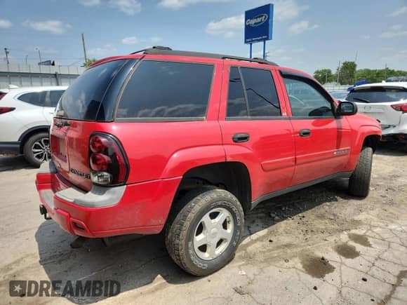 2002 Chevrolet TrailBlazer LS with VIN 1GNDT13S222187218, listed as a Copart auction lot 60282145 with 173,423 mi miles and Salvage title. Bid and sale history available at DreamBid. Image 3.