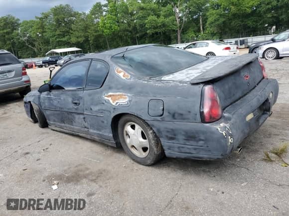 2001 Chevrolet Monte Carlo SS с VIN 2G1WX15K419188334, выставлен на аукционе Copart как лот 59904155 с пробегом 145 520 миль миль и Списание • Salvage title. История ставок и продаж доступна на DreamBid. Изображение 2.
