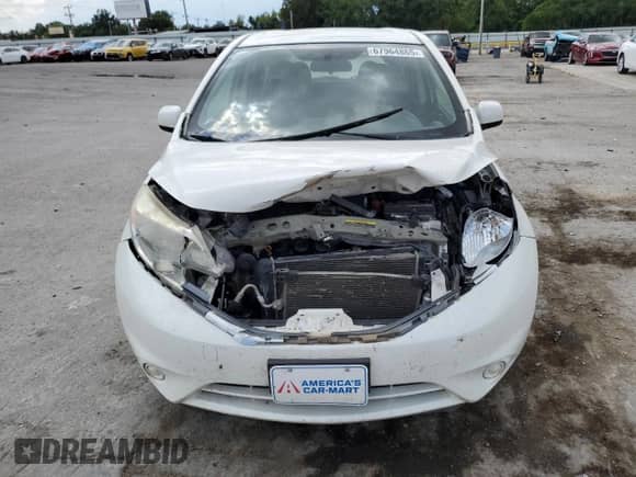 2014 Nissan Note SV with VIN 3N1CE2CP9EL371593, listed as a Copart auction lot 67964865 with 142,062 mi miles and Salvage title. Bid and sale history available at DreamBid. Image 5.