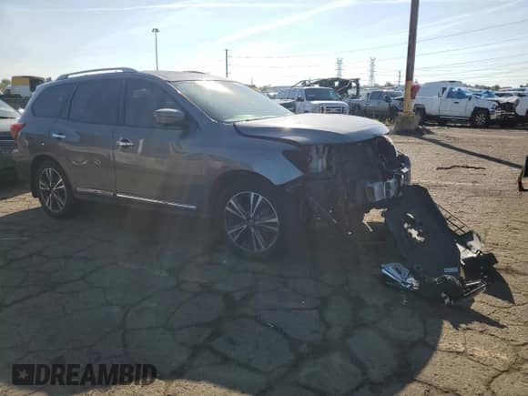2019 Nissan Pathfinder SL with VIN 5N1DR2MM3KC616966, listed as a Copart auction lot 71820255 with 88,718 mi miles and Clean title. Bid and sale history available at DreamBid. Image 4.