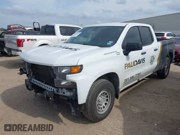 2020 Chevrolet Silverado 1500 Work Truck with VIN 1GCRWAEF4LZ281857, listed as a IAAI auction lot 42062829 with Not provided miles and . Bid and sale history available at DreamBid. Image 18.