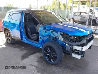 2019 Jeep Compass Latitude with VIN 3C4NJDBBXKT781365, listed as a IAAI auction lot 43068244 with 102,749 mi miles and . Bid and sale history available at DreamBid. Image 1.