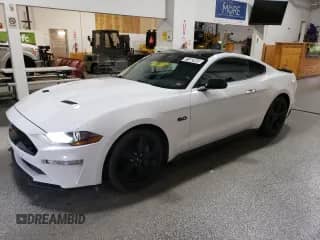2022 Ford Mustang GT with VIN 1FA6P8CF2N5147215, listed as a Copart auction lot 81582845 with 18,528 mi miles and Clean title. Bid and sale history available at DreamBid. Image 1.
