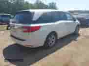 2018 Honda Odyssey EX z VIN 5FNRL6H56JB089190, wystawiony jako IAAI lot #43113975 z przebiegiem 80 722 mil mil oraz . Historia ofert i sprzedaży dostępna na DreamBid. Obrazek 4.