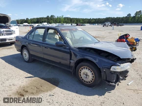 1991 Honda Accord with VIN JHMCB7665MC014684, listed as a Copart auction lot 55286415 with 466,049 mi miles and Salvage title. Bid and sale history available at DreamBid. Image 4.