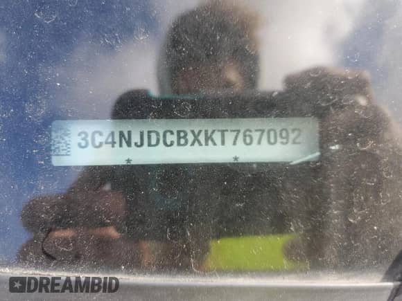2019 Jeep Compass Limited with VIN 3C4NJDCBXKT767092, listed as a Copart auction lot 87473045 with 87,749 mi miles and Clean title. Bid and sale history available at DreamBid. Image 13.