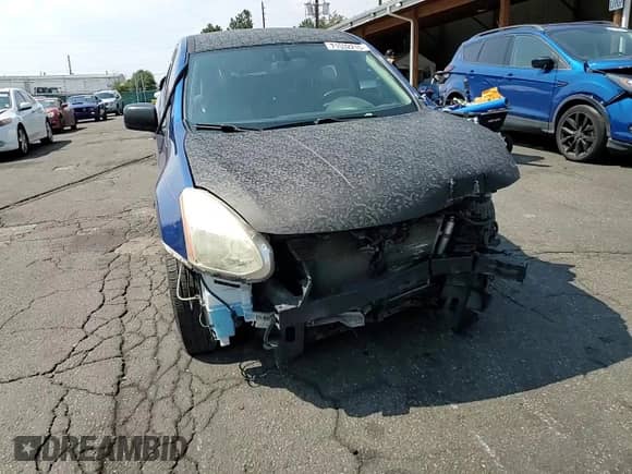 2010 Nissan Rogue S with VIN JN8AS5MV7AW114422, listed as a Copart auction lot 71532215 with 107,164 mi miles and Salvage title. Bid and sale history available at DreamBid. Image 14.