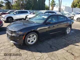 2023 Dodge Charger SXT with VIN 2C3CDXBG7PH687802, listed as a Copart auction lot 89992975 with 33,241 mi miles and Salvage title. Bid and sale history available at DreamBid. Image 1.