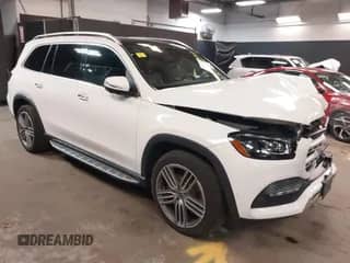 2021 Mercedes-Benz GLS 450 with VIN 4JGFF5KE3MA399786, listed as a IAAI auction lot 42037308 with 51,207 mi miles and . Bid and sale history available at DreamBid. Image 1.