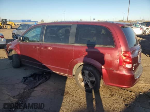 2018 Dodge Grand Caravan SE with VIN 2C4RDGBG6JR163953, listed as a Copart auction lot 63575885 with 132,900 mi miles and Clean title. Bid and sale history available at DreamBid. Image 2.
