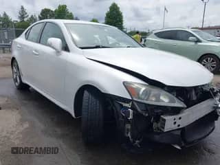 2011 Lexus IS 350 with VIN JTHBE5C25B5027770, listed as a IAAI auction lot 42357510 with 204,335 mi miles and . Bid and sale history available at DreamBid. Image 1.