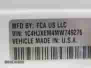 2021 Jeep Wrangler Unlimited Sahara High Altitude with VIN 1C4HJXEM4MW749276, listed as a IAAI auction lot 41037581 with 66,487 mi miles and . Bid and sale history available at DreamBid. Image 9.