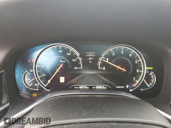 2017 BMW 7 Series with VIN WBA7B0C31HG527138, listed as a Copart auction lot 83545034 with 46,370 mi miles and Clean title. Bid and sale history available at DreamBid. Image 9.