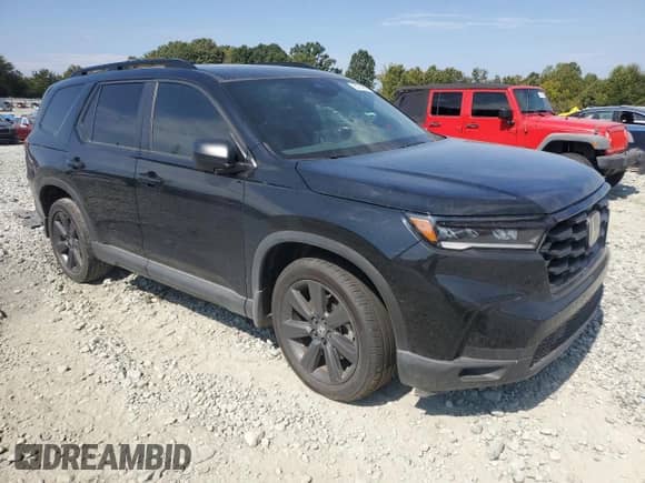 2025 Honda Pilot Sport с VIN 5FNYG1H36SB021734, выставлен на аукционе Copart как лот 83789885 с пробегом Не указан миль и Списание • Salvage title. История ставок и продаж доступна на DreamBid. Изображение 4.