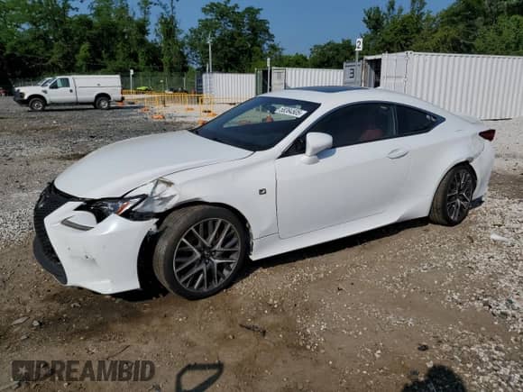 2016 Lexus RC 300 F Sport с VIN JTHSM5BC8G5001426, выставлен на аукционе Copart как лот 58364505 с пробегом 115 090 миль миль и Списание • Salvage title. История ставок и продаж доступна на DreamBid. Изображение 1.