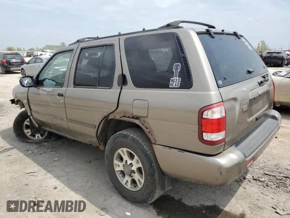 2001 Nissan Pathfinder LE с VIN JN8DR09X41W574949, выставлен на аукционе Copart как лот 56192785 с пробегом 236 570 миль миль и Списание • Salvage title. История ставок и продаж доступна на DreamBid. Изображение 2.