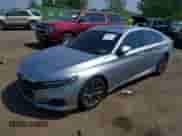 2021 Honda Accord EX-L z VIN 1HGCV1F50MA074446, wystawiony jako IAAI lot #42837587 z przebiegiem 47 661 mil mil oraz . Historia ofert i sprzedaży dostępna na DreamBid. Obrazek 2.