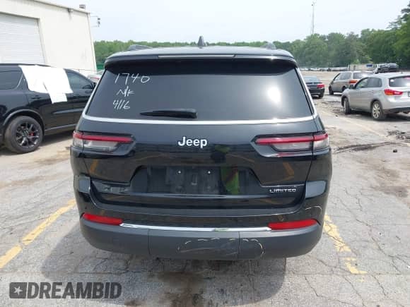 2023 Jeep Grand Cherokee Limited with VIN 1C4RJJBG6P8811740, listed as a IAAI auction lot 42241873 with 38,063 mi miles and . Bid and sale history available at DreamBid. Image 16.