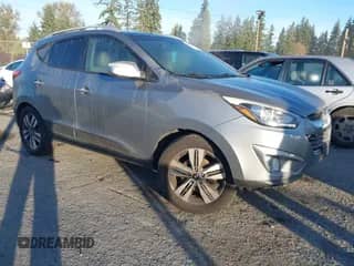 2015 Hyundai Tucson SE with VIN KM8JUCAG7FU026937, listed as a IAAI auction lot 43464831 with 117,958 mi miles and . Bid and sale history available at DreamBid. Image 1.