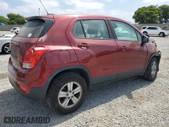2021 Chevrolet Trax LS with VIN KL7CJNSM3MB367988, listed as a Copart auction lot 64889115 with 42,220 mi miles and Salvage title. Bid and sale history available at DreamBid. Image 3.