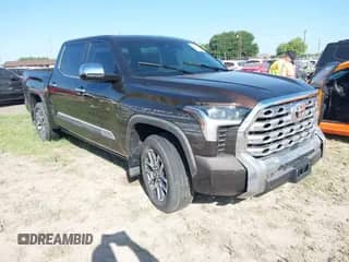2024 Toyota Tundra 1794 Edition with VIN 5TFMA5DB7RX191444, listed as a IAAI auction lot 41987419 with Not provided miles and . Bid and sale history available at DreamBid. Image 1.
