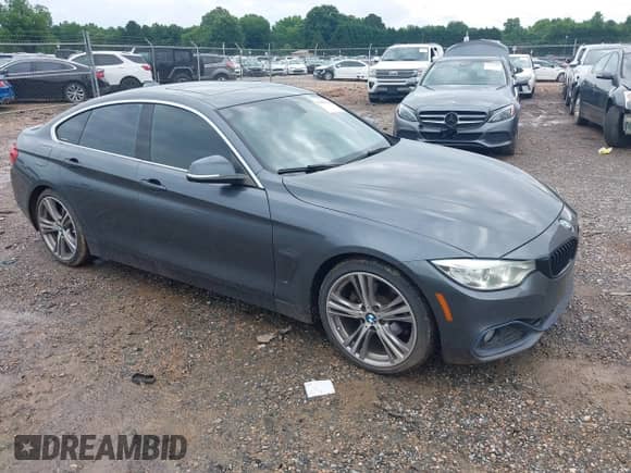 2017 BMW 4 Series 430i with VIN WBA4F7C5XHG785983, listed as a IAAI auction lot 42486625 with 223,245 mi miles and . Bid and sale history available at DreamBid. Image 1.