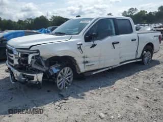 2025 Ford F-150 Lariat with VIN 1FTFW5LD4SFA34687, listed as a Copart auction lot 68391845 with 8,527 mi miles and Salvage title. Bid and sale history available at DreamBid. Image 1.
