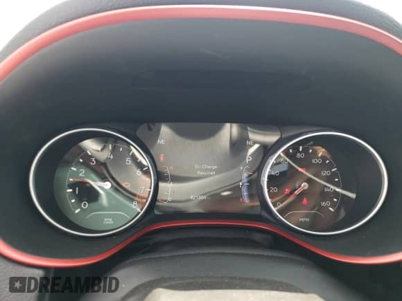 2017 Jeep Compass Trailhawk with VIN 3C4NJDDB6HT641433, listed as a Copart auction lot 65556115 with 62,150 mi miles and Salvage title. Bid and sale history available at DreamBid. Image 9.