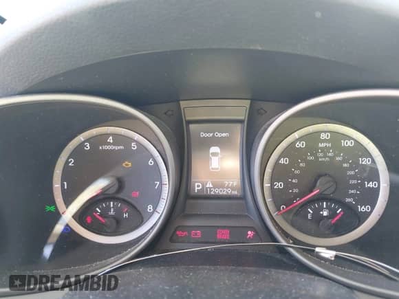 2016 Hyundai Santa Fe with VIN 5XYZT3LB6GG334051, listed as a IAAI auction lot 43110895 with 129,029 mi miles and . Bid and sale history available at DreamBid. Image 7.