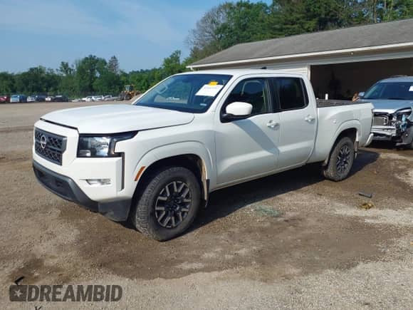 2023 Nissan Frontier SV with VIN 1N6ED1FK1PN652290, listed as a IAAI auction lot 42443397 with 38,876 mi miles and . Bid and sale history available at DreamBid. Image 21.
