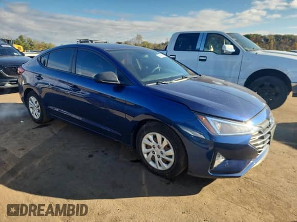 2019 Hyundai Elantra SE z VIN 5NPD74LF2KH449366, wystawiony jako Copart lot #90042315 z przebiegiem 86 693 mil mil oraz Szkoda całkowita • Salvage title. Historia ofert i sprzedaży dostępna na DreamBid. Obrazek 4.