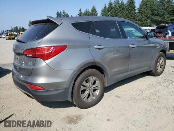 2016 Hyundai Santa Fe with VIN 5XYZTDLB9GG374517, listed as a Copart auction lot 70869645 with 63,795 mi miles and Salvage title. Bid and sale history available at DreamBid. Image 3.