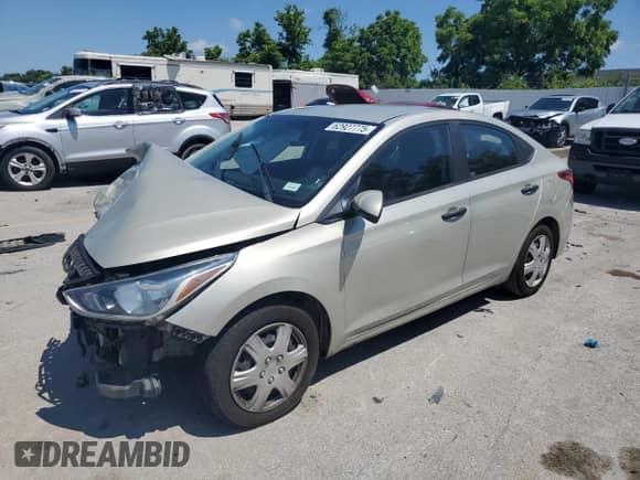 2018 Hyundai Accent SE с VIN 3KPC24A34JE016329, выставлен на аукционе Copart как лот 62927775 с пробегом 104 989 миль миль и Списание • Salvage title. История ставок и продаж доступна на DreamBid. Изображение 1.